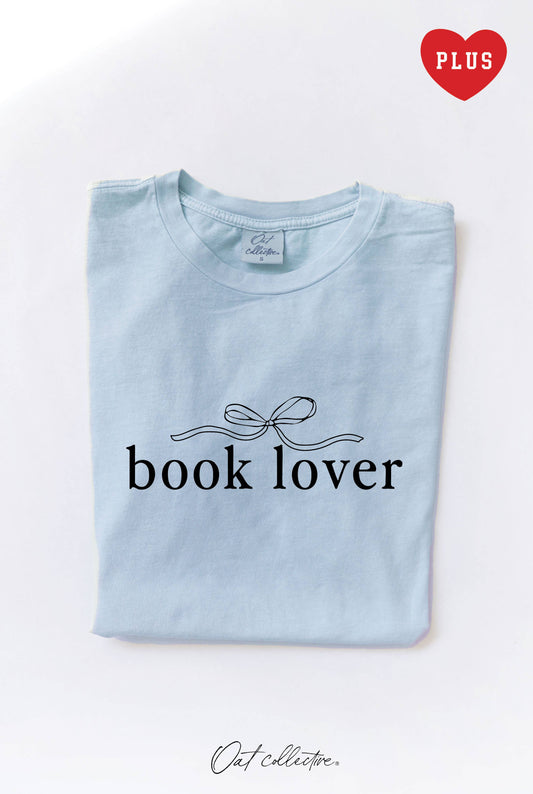 BOOK LOVER Plus Mineral Graphic Top
