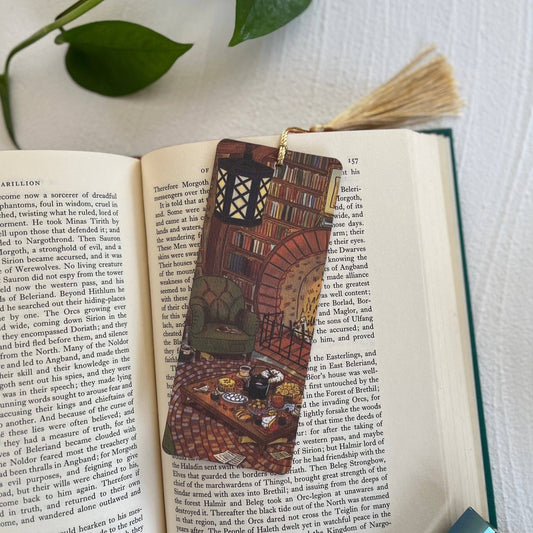 Cozy Hobbit Nook Bookmark
