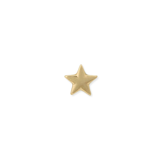 Literary Quotes Gold Star Post Earrings