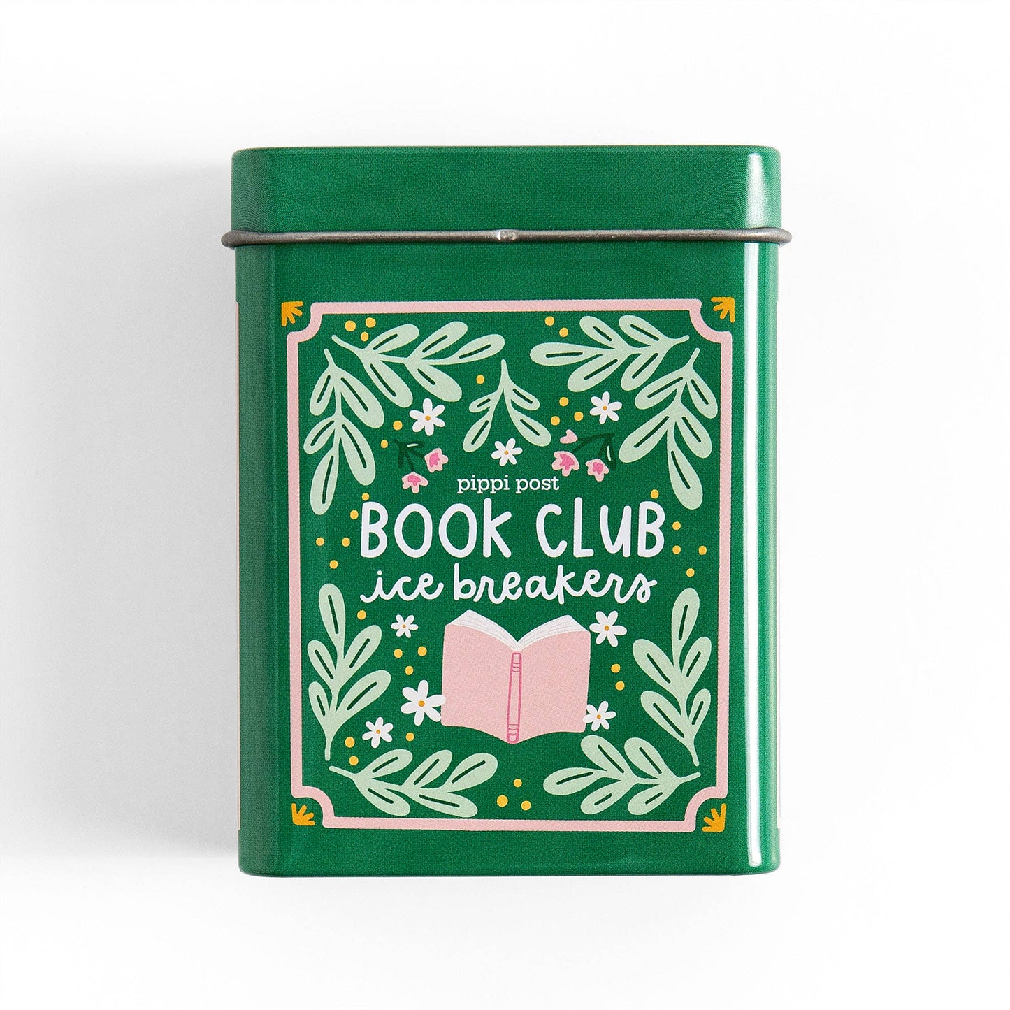 Book Club Ice Breakers Game - Deck of Cards + Storage Tin