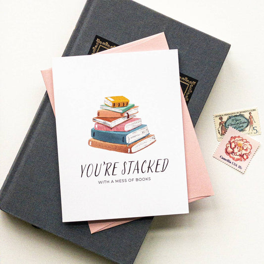 Witty Bookish, Bookworm, Reader Friendship Greeting Card