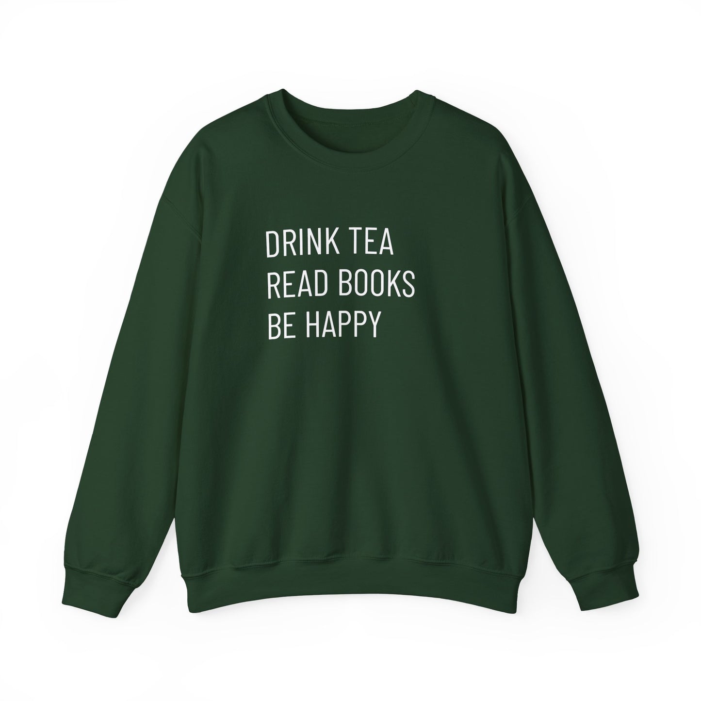 Tea Books Happy Unisex Heavy Blend™ Crewneck Sweatshirt