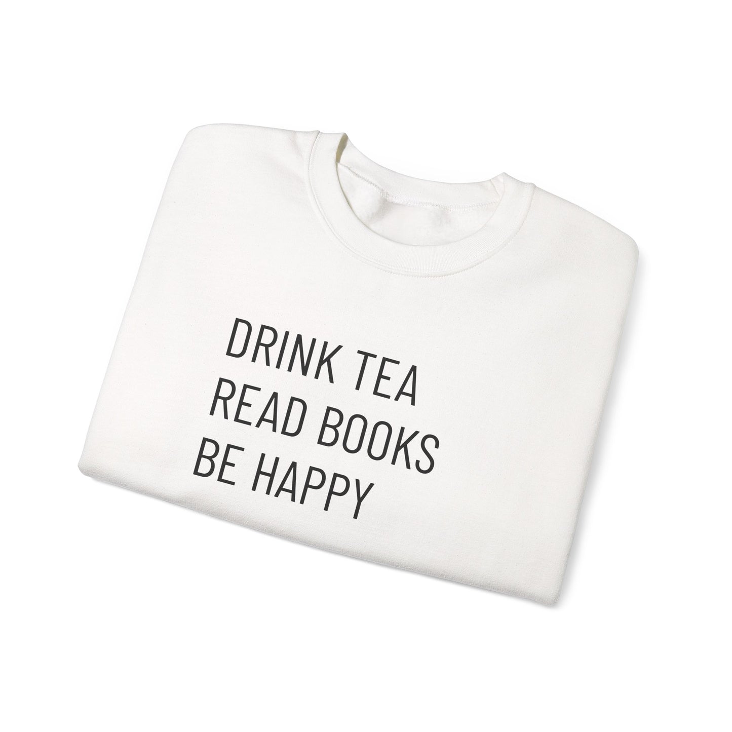 Tea Books Happy Unisex Heavy Blend™ Crewneck Sweatshirt