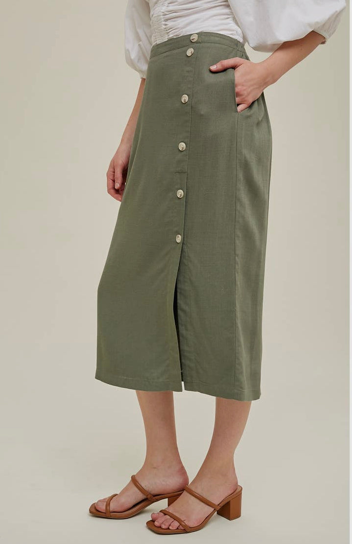 Olive Green Skirt