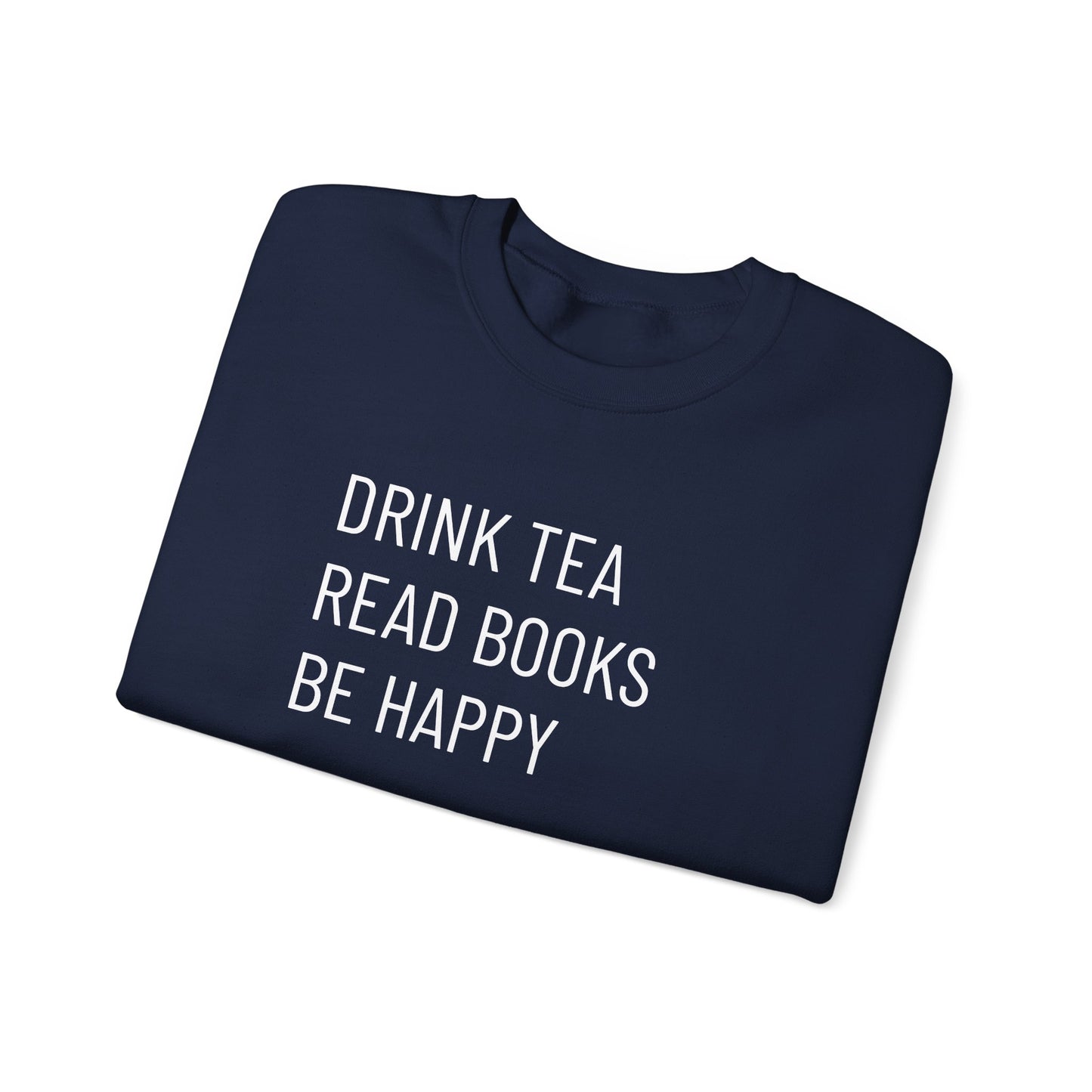 Tea Books Happy Unisex Heavy Blend™ Crewneck Sweatshirt