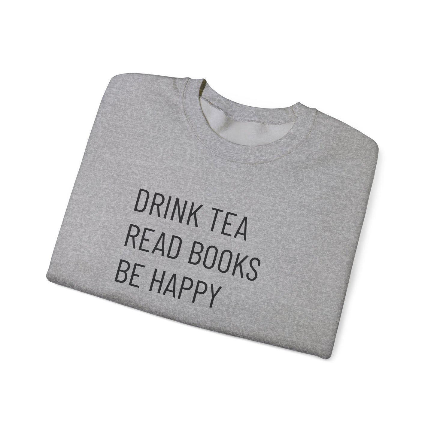 Tea Books Happy Unisex Heavy Blend™ Crewneck Sweatshirt