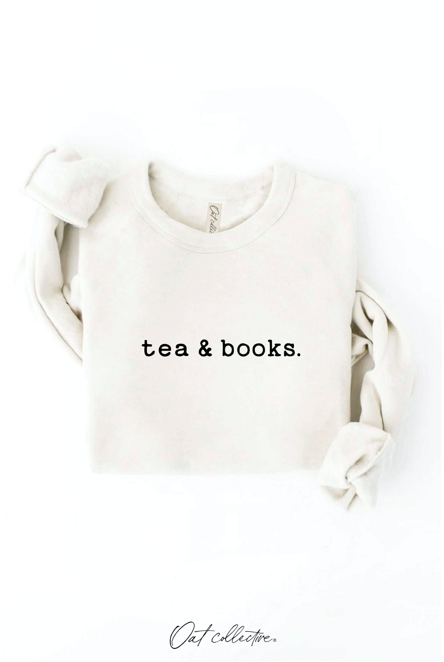TEA AND BOOKS Graphic Sweatshirt