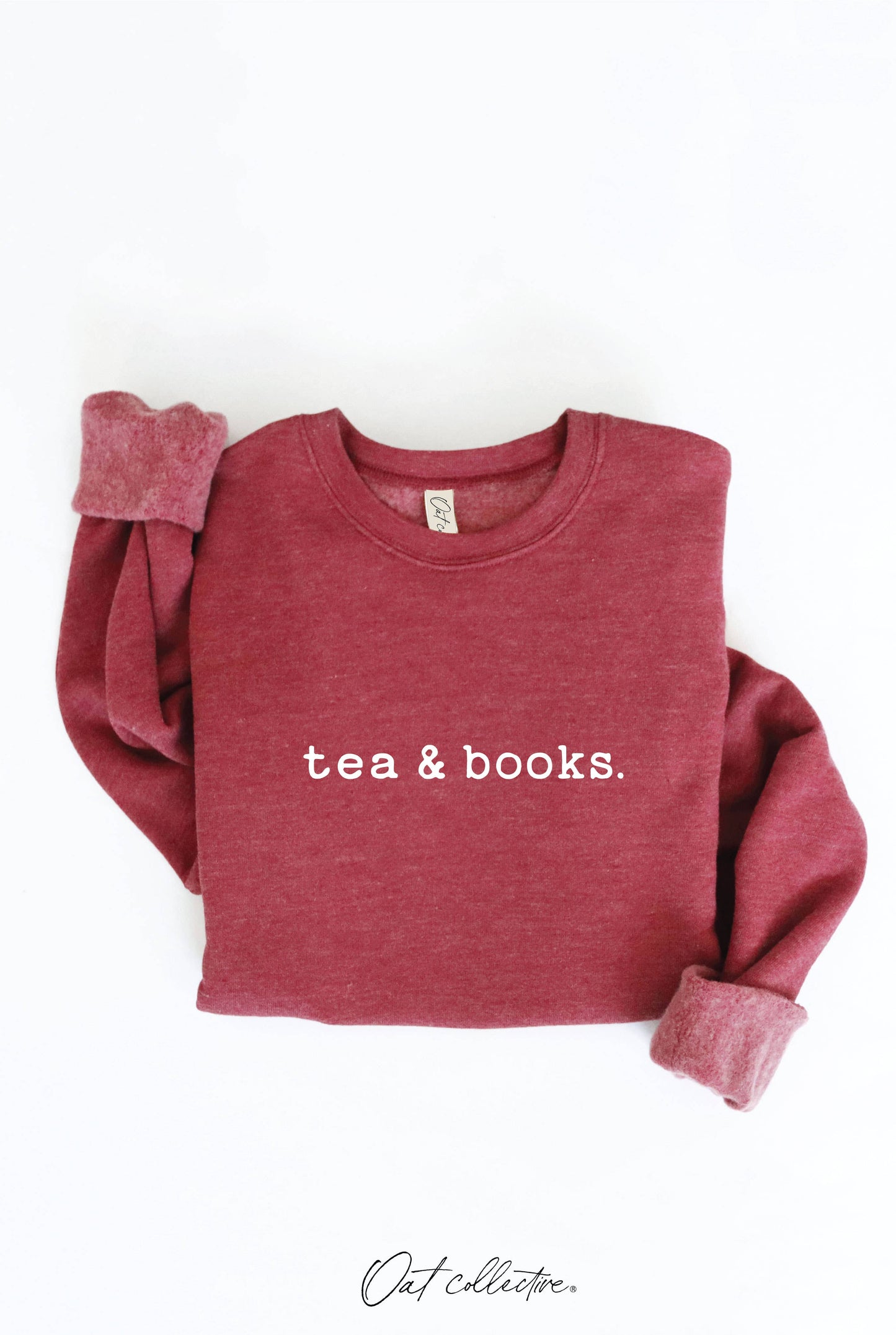 TEA AND BOOKS Graphic Sweatshirt