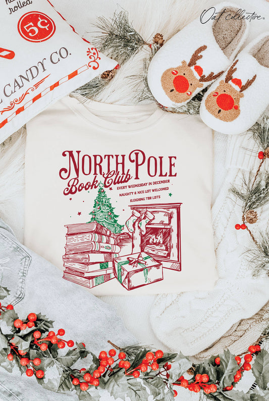NORTH POLE BOOK CLUB Graphic T-shirt