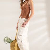 Button Down Knit Tank (Olive or Rust)