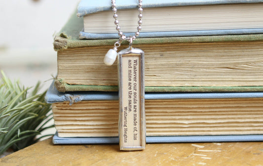 Wuthering Heights Emily Bronte Literary Book Charm
