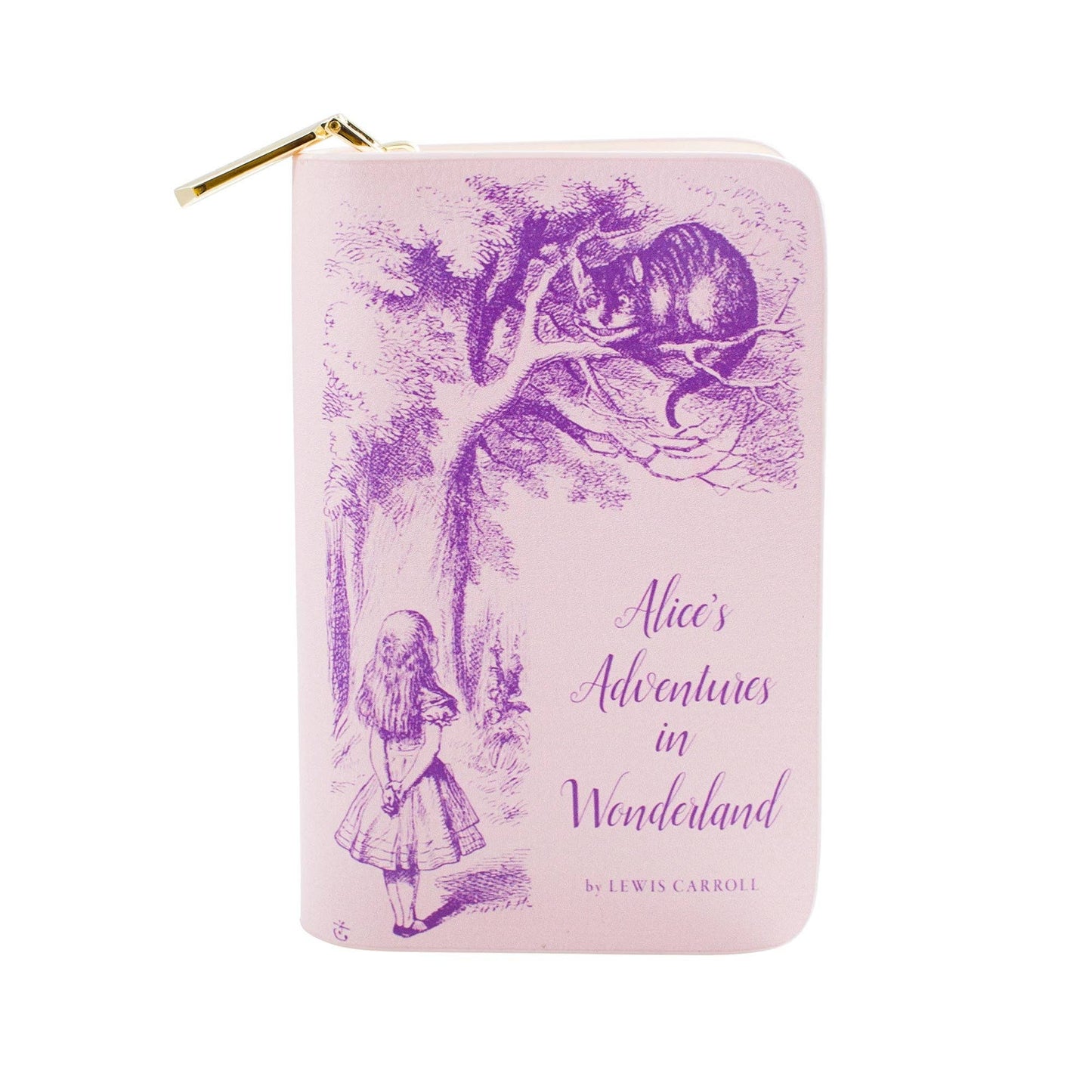 Alice Original Pink Book Zip Around Wallet