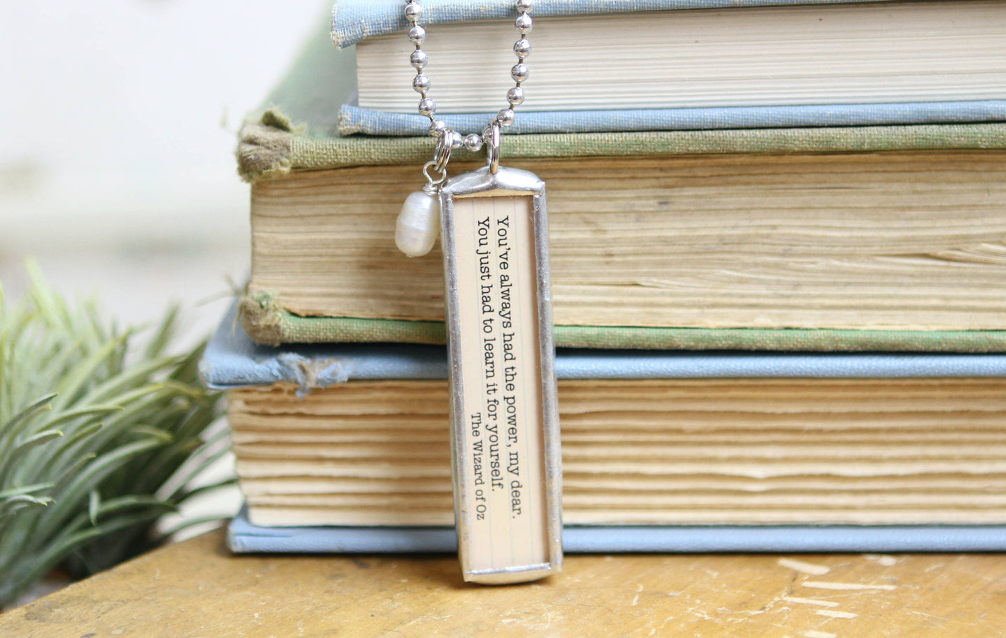 Wizard of Oz Frank Baum Literary Book Charm