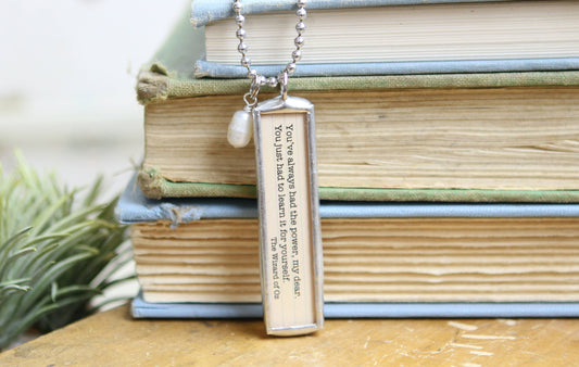 Wizard of Oz Frank Baum Literary Book Charm
