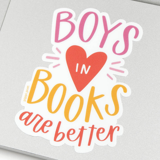 Boys in Books Decal Sticker