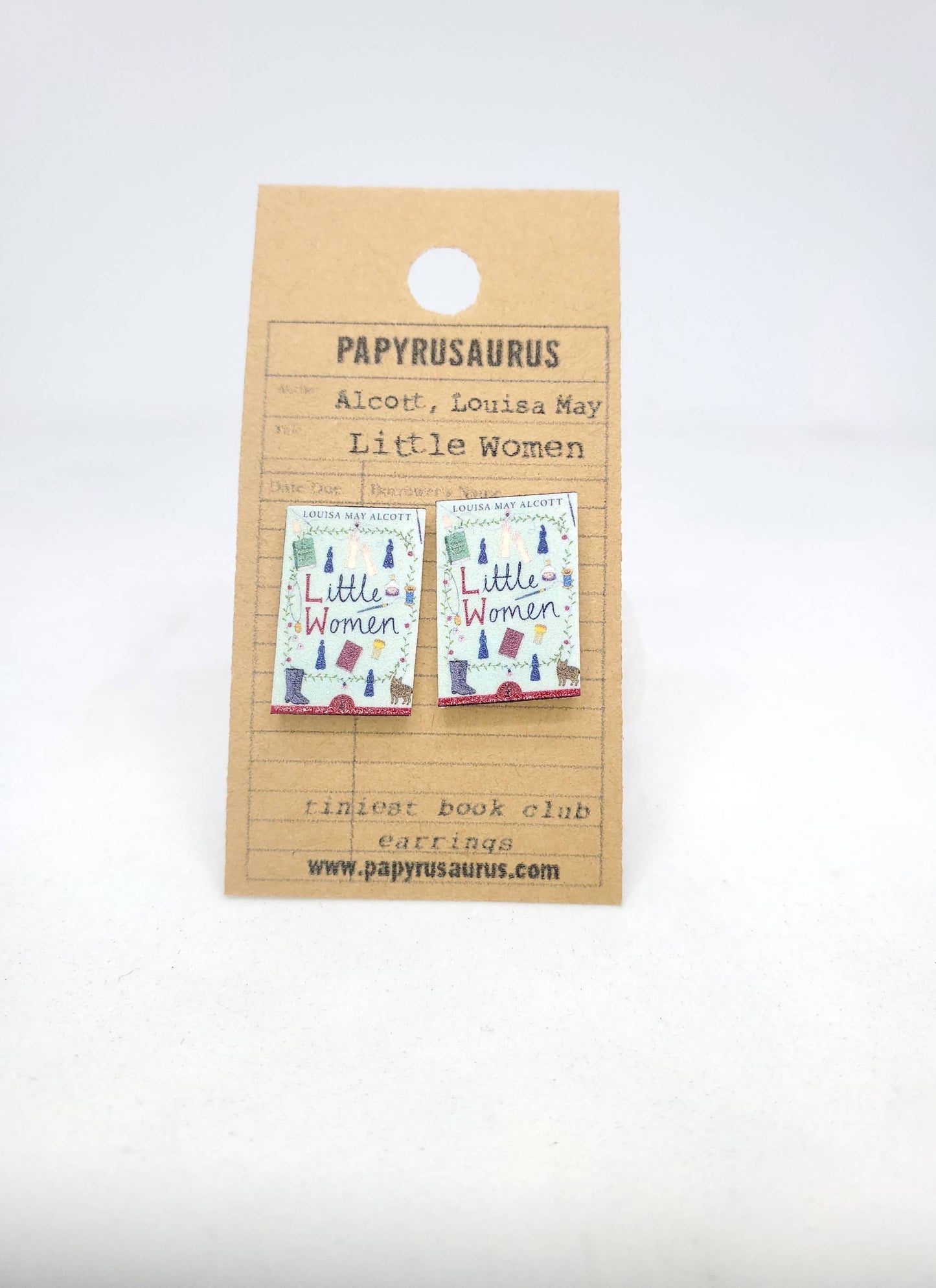 Little Women Tiniest Book Club Earrings-