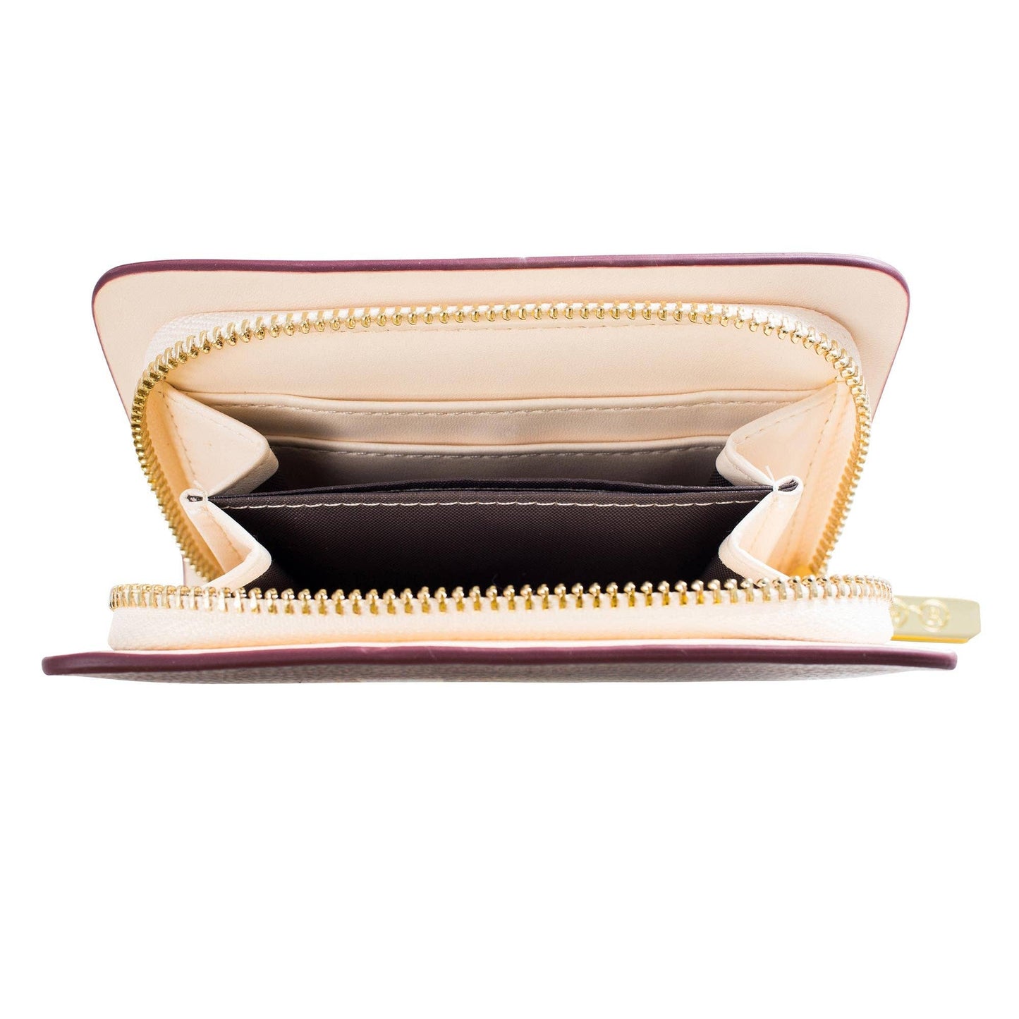 Romeo and Juliet Brown Kiss Book Zip Around Wallet