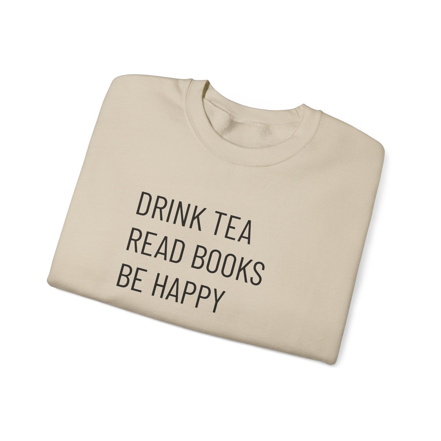 Tea Books Happy Unisex Heavy Blend™ Crewneck Sweatshirt
