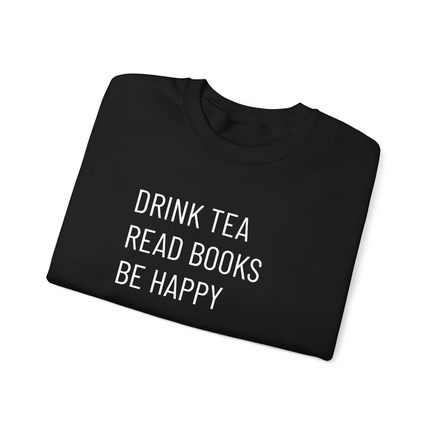 Tea Books Happy Unisex Heavy Blend™ Crewneck Sweatshirt
