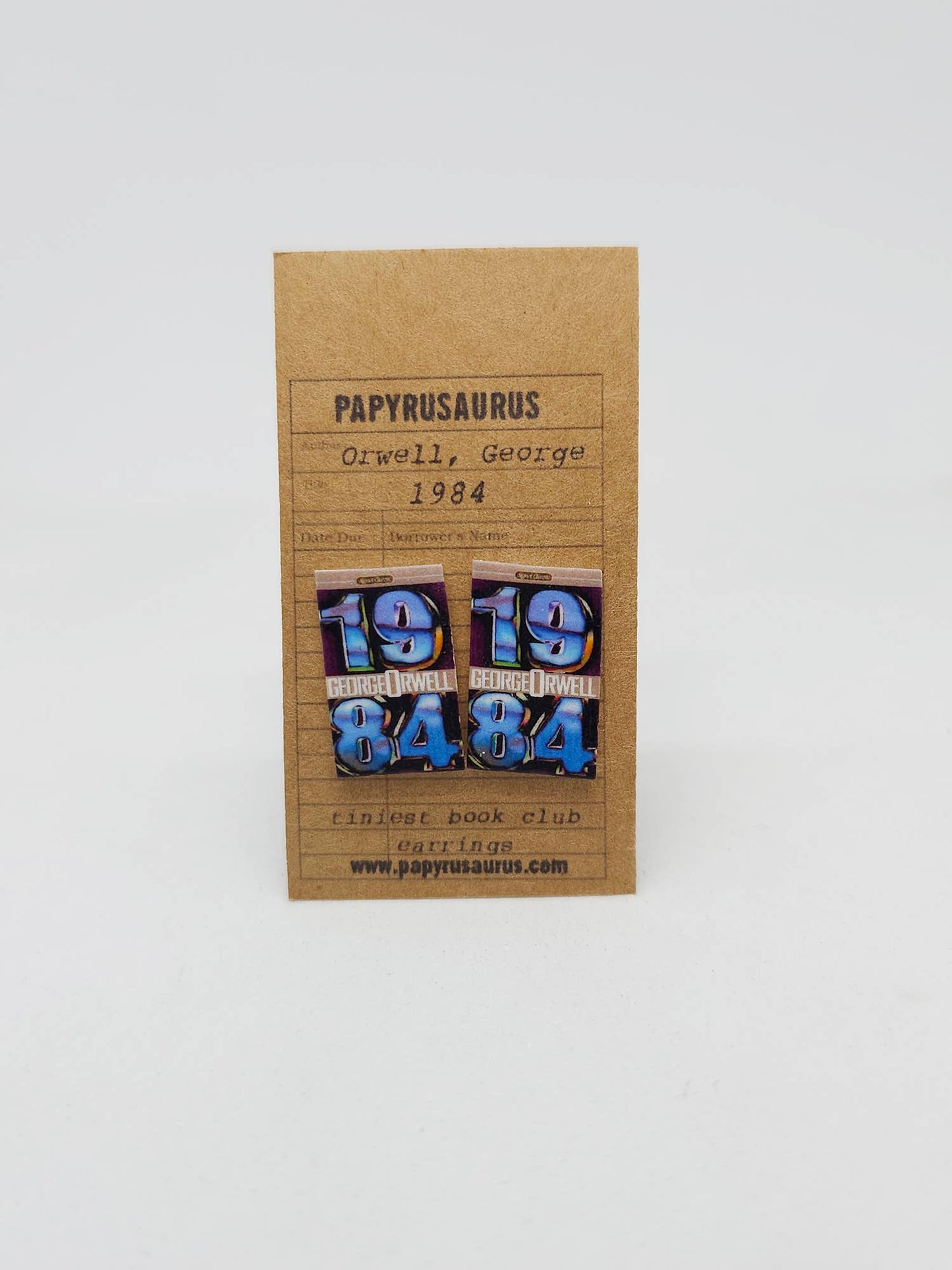 1984 Tiniest Book Club Earrings-