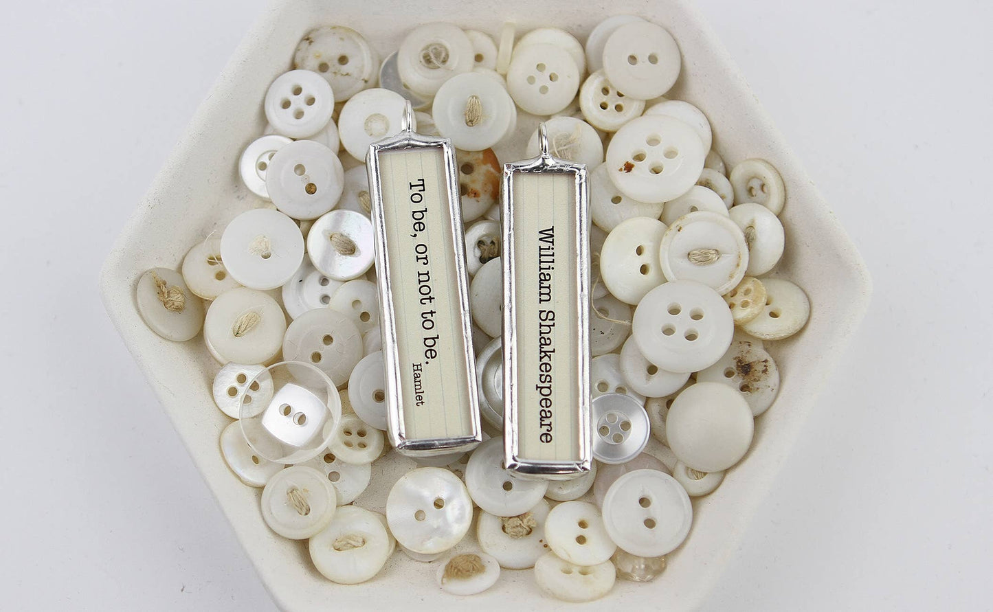 To Be Or Not To Be Hamlet Theatre Charm Necklace