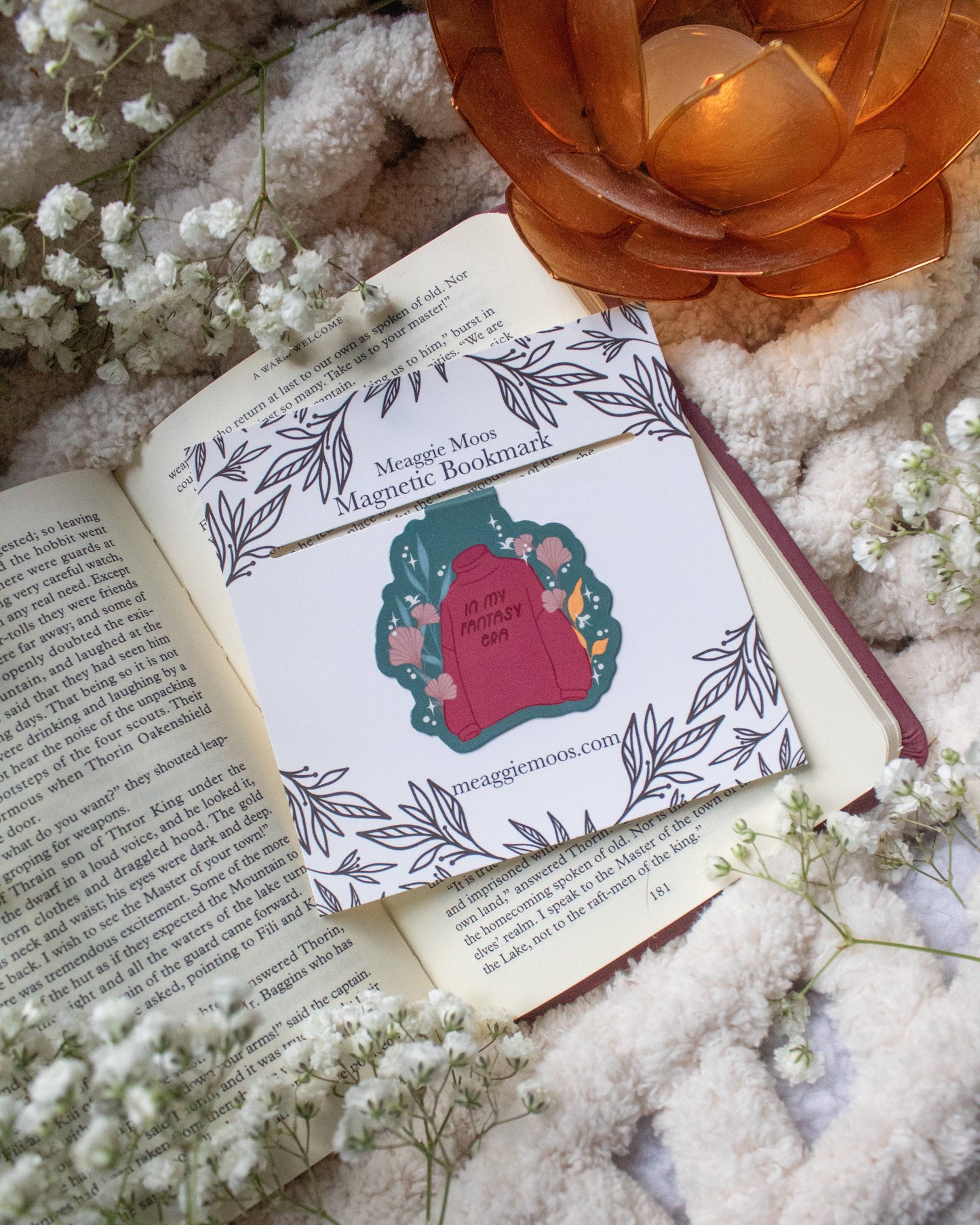In My Fantasy Era Cozy Sweater Magnetic Bookmark