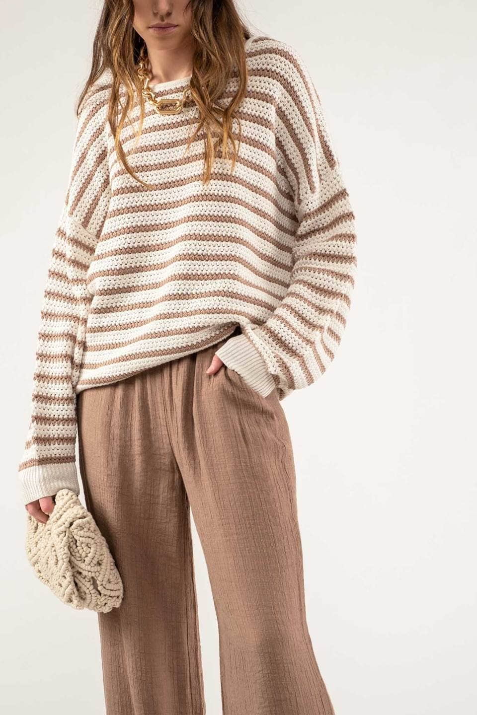 Relaxed Striped Sweater