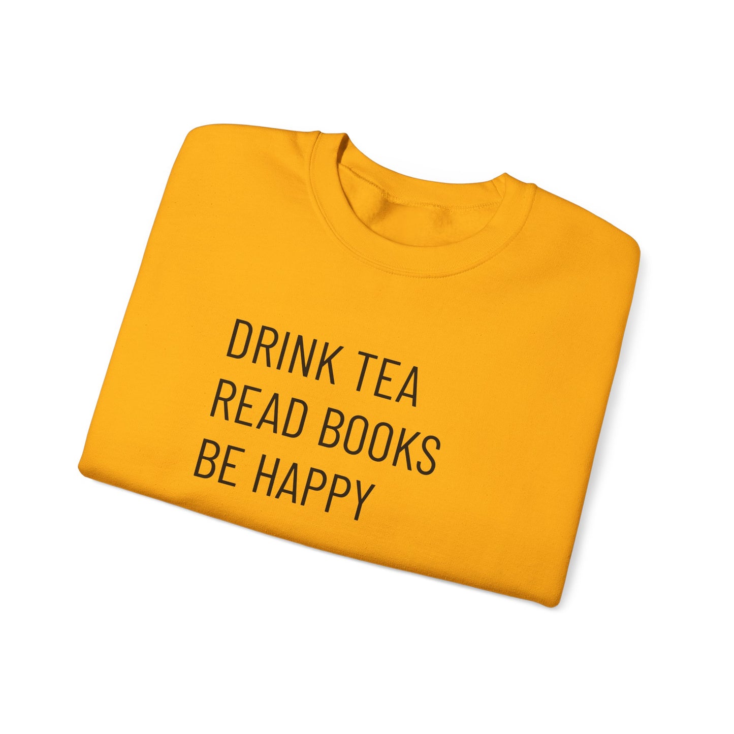 Tea Books Happy Unisex Heavy Blend™ Crewneck Sweatshirt