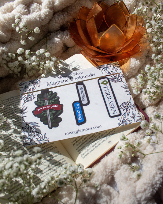 Throne of Glass Magnetic Bookmarks | Set of 3