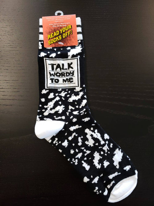 Talk Wordy to Me Socks