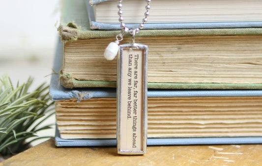 Far Better Things C.S. Lewis Literary Book Charm