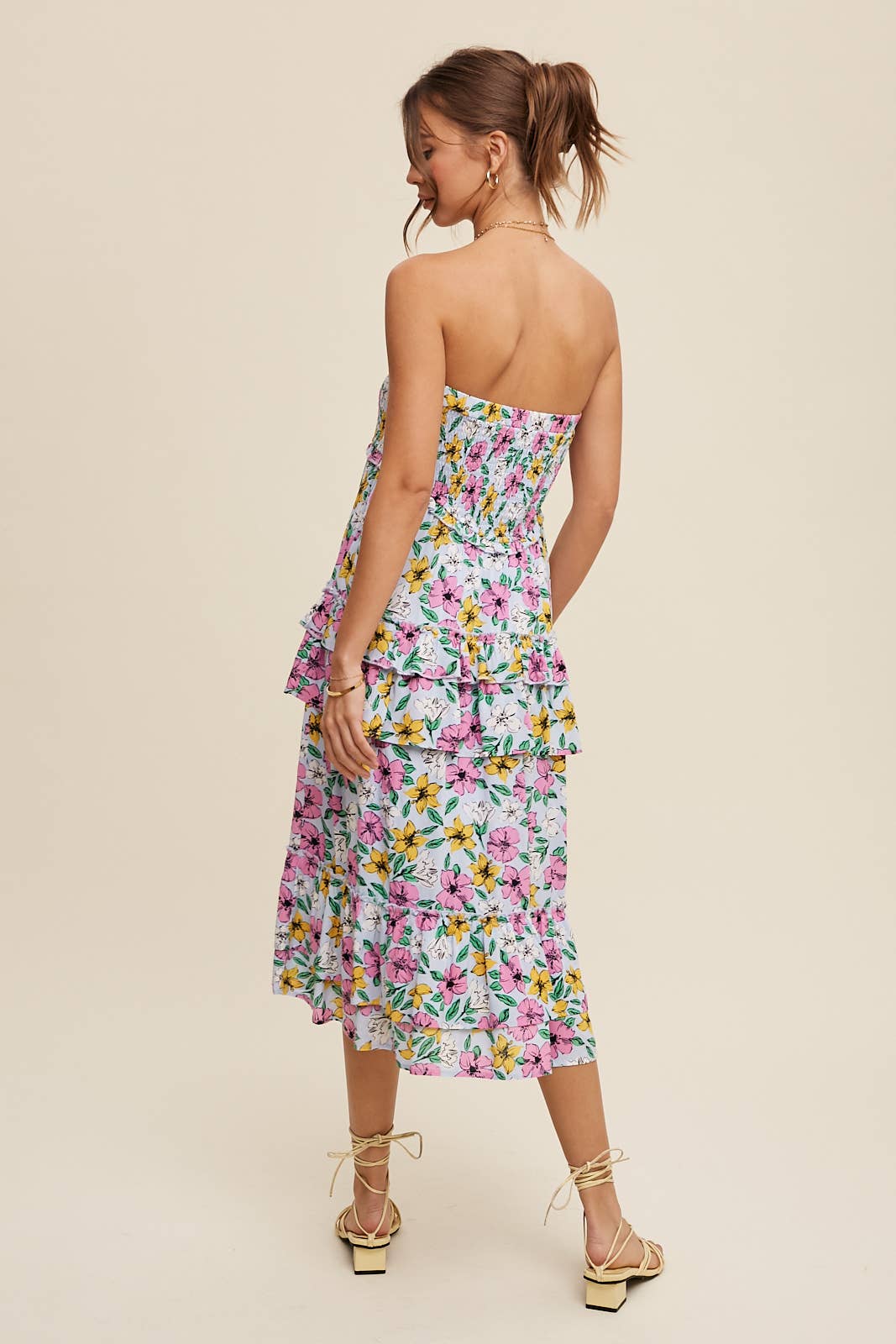 Floral Convertible Dress or Maxi Skirt
