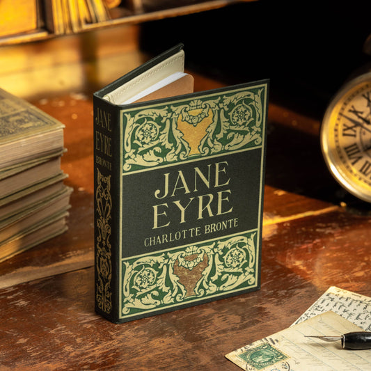 'Jane Eyre' (Forest Green) by Charlotte Brontë 1847 Passport/Notebook Wallet