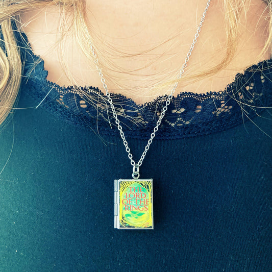 Book Locket The Lord of the Rings - Forest: Stainless Steel