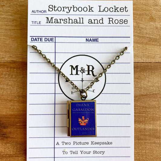 Book Locket Outlander: Bronze
