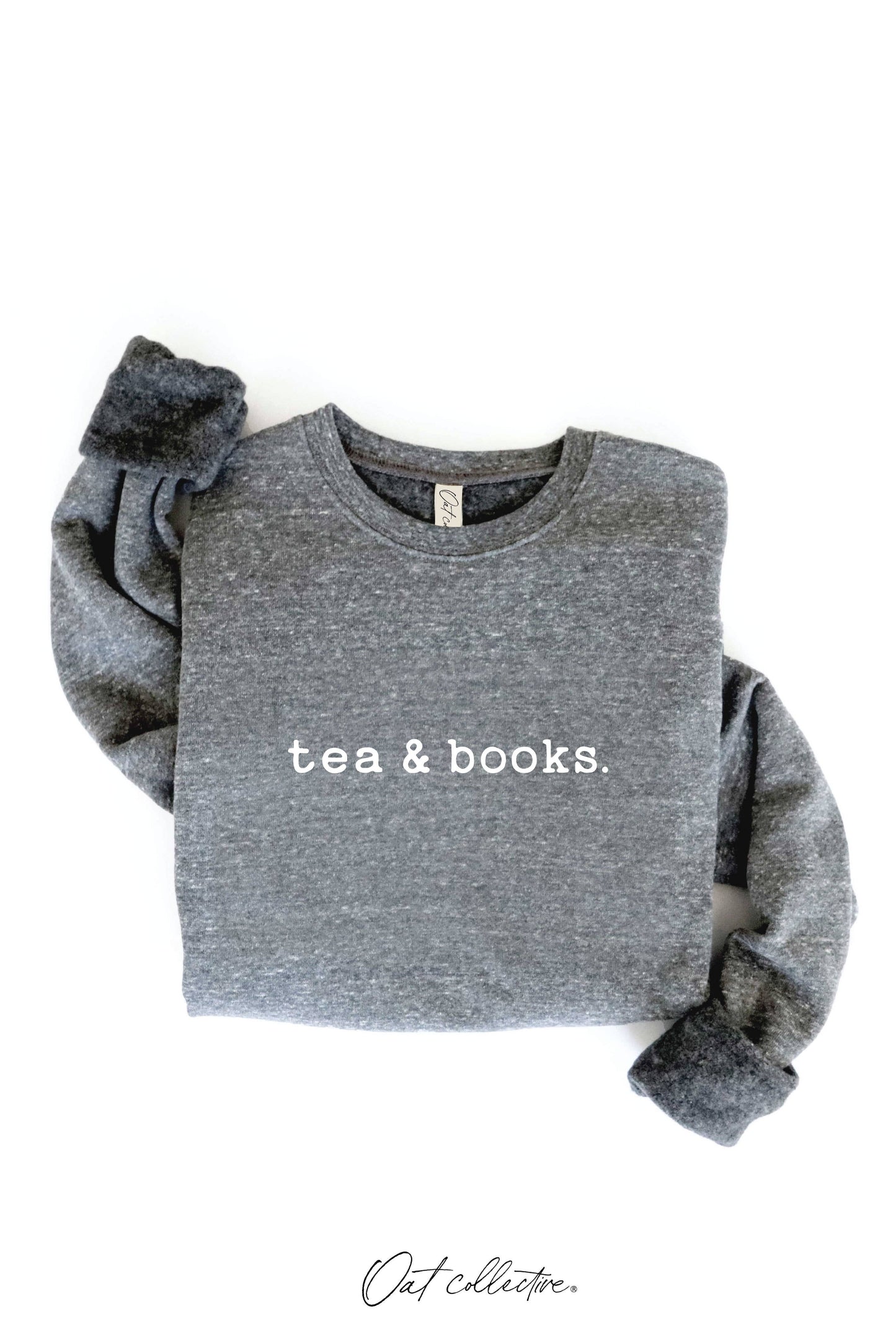 TEA AND BOOKS Graphic Sweatshirt