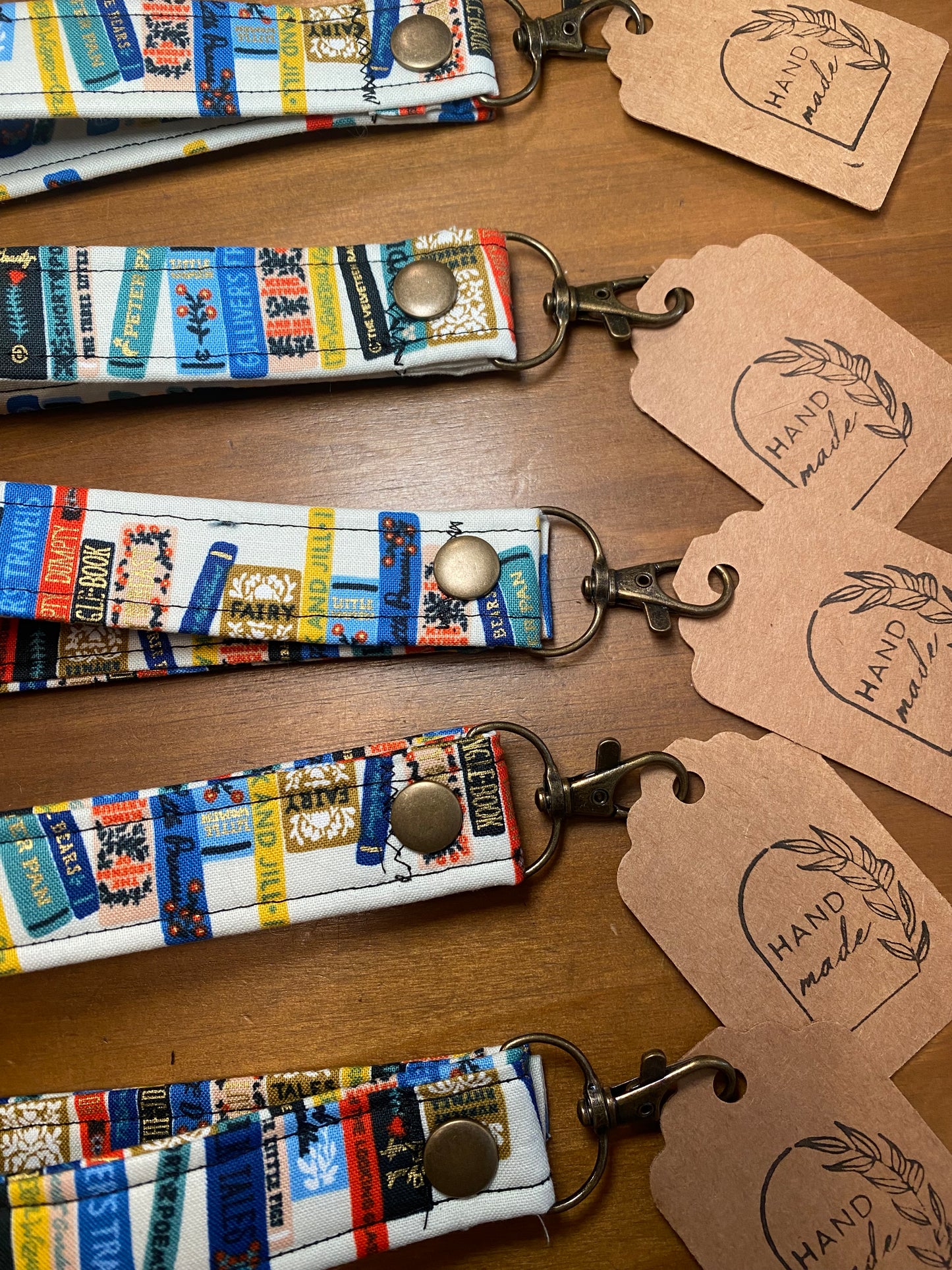 Bookish Wrist Lanyard / Keychain