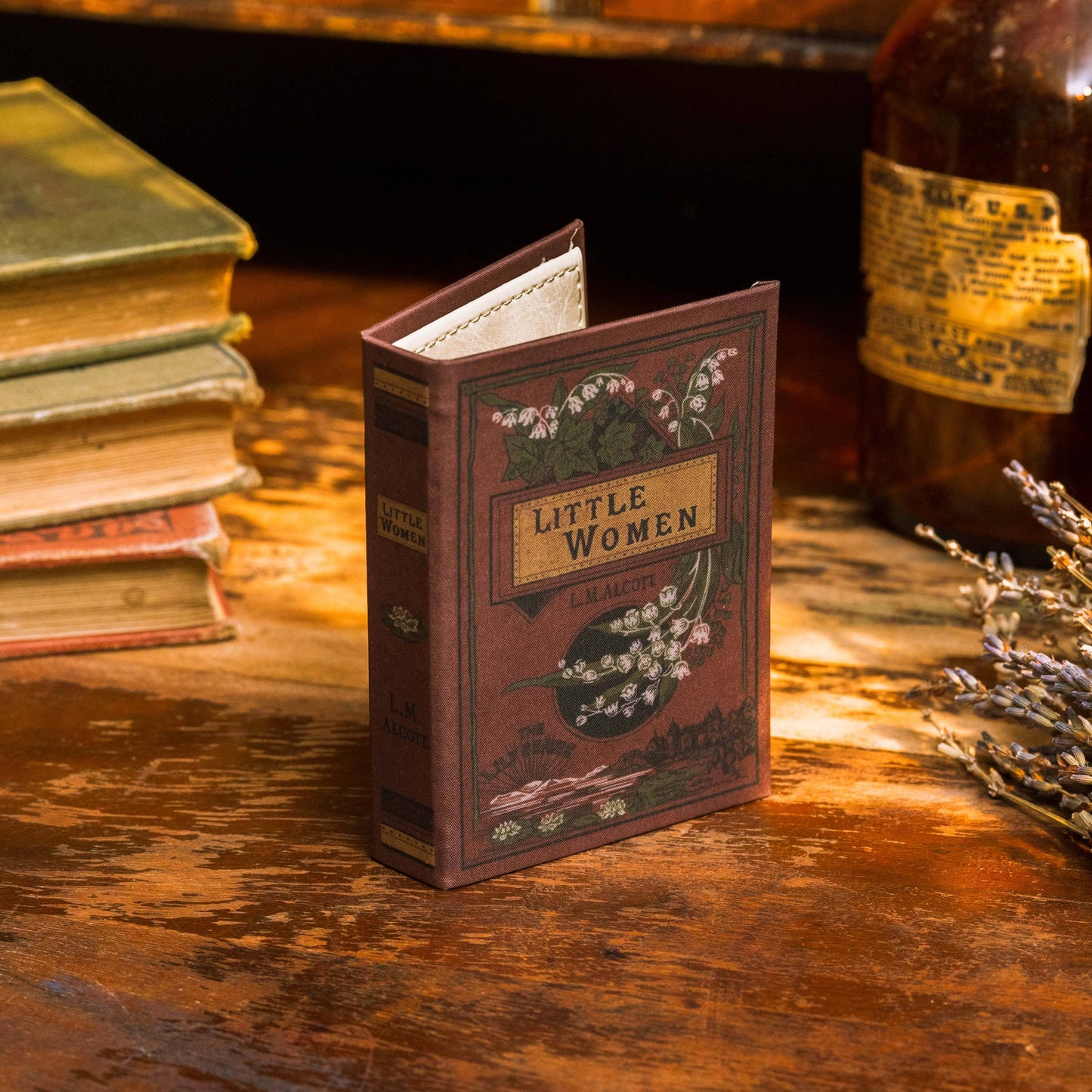 Little Women (Crimson) by Louisa May Alcott 1868 Book Wallet