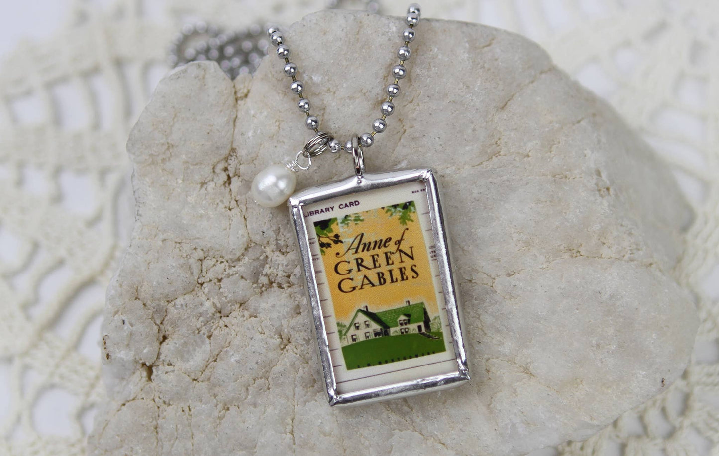 Anne of Green Gables Vintage Book Cover Charm
