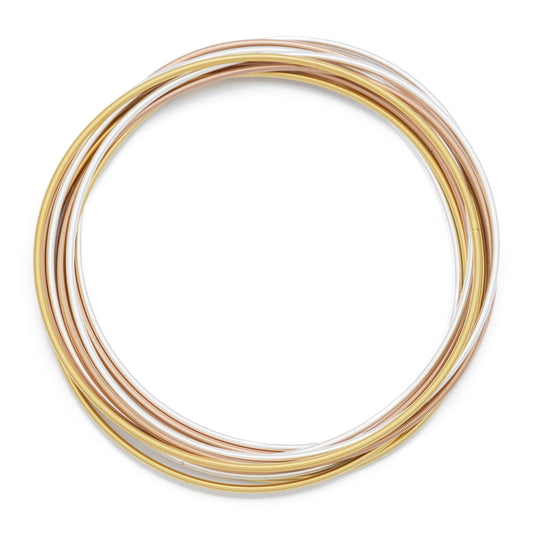 WARM Mixed Metals DIA Bracelets