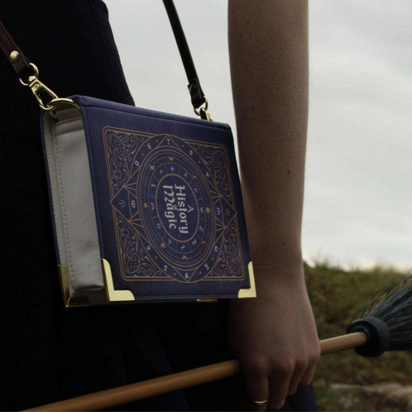 A History of Magic Book Handbag Crossbody Purse