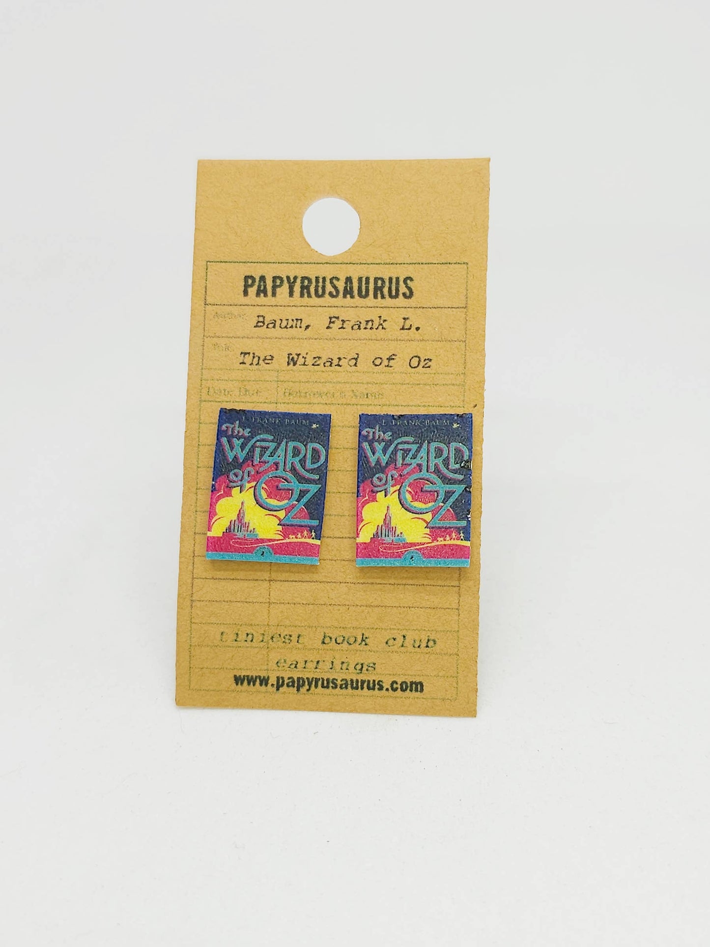 The Wizard of Oz Tiniest Book Club Earrings-