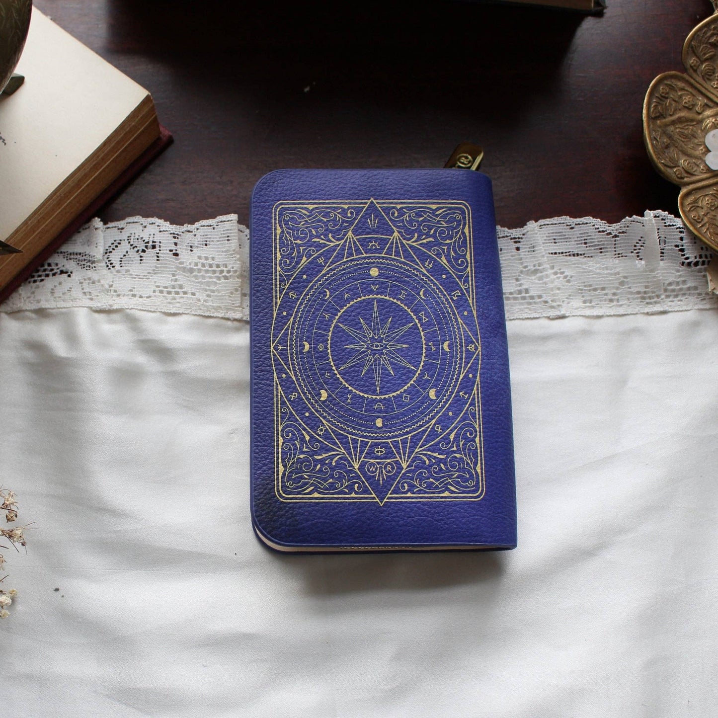 A History of Magic Book Zip Around Purse