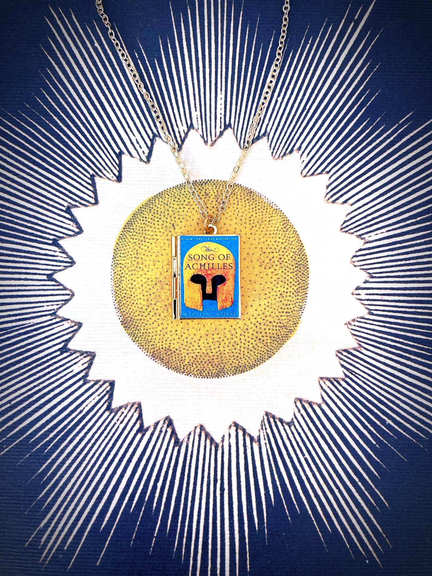 Book Locket The Song of Achilles: Brass