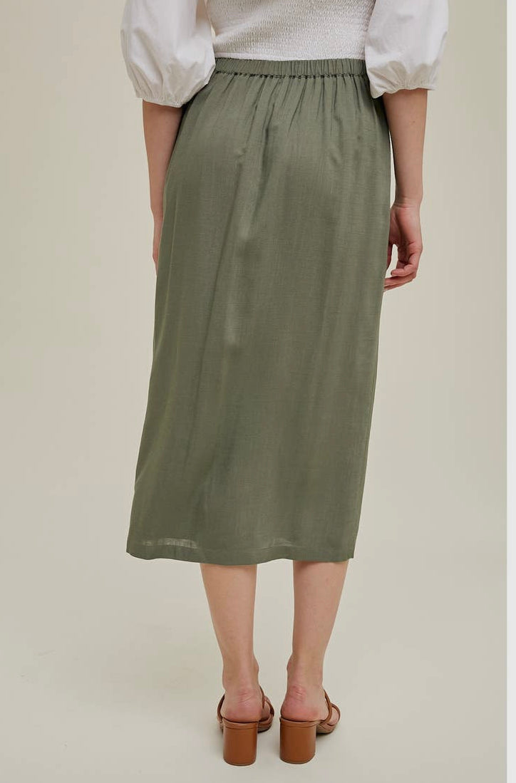 Olive Green Skirt