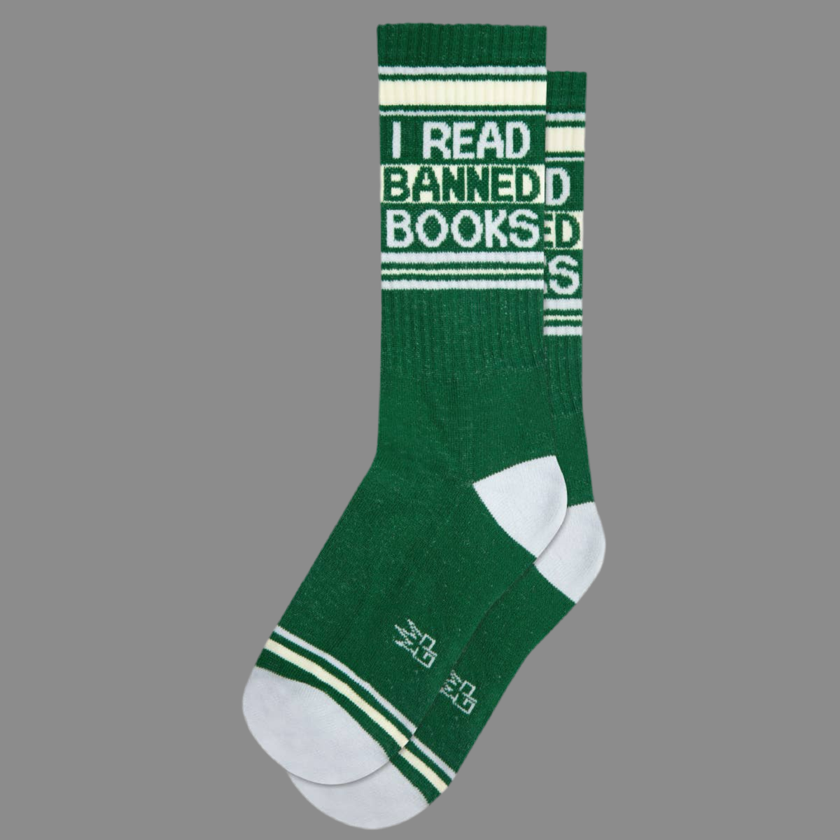I Read Banned Books Gym Crew Socks
