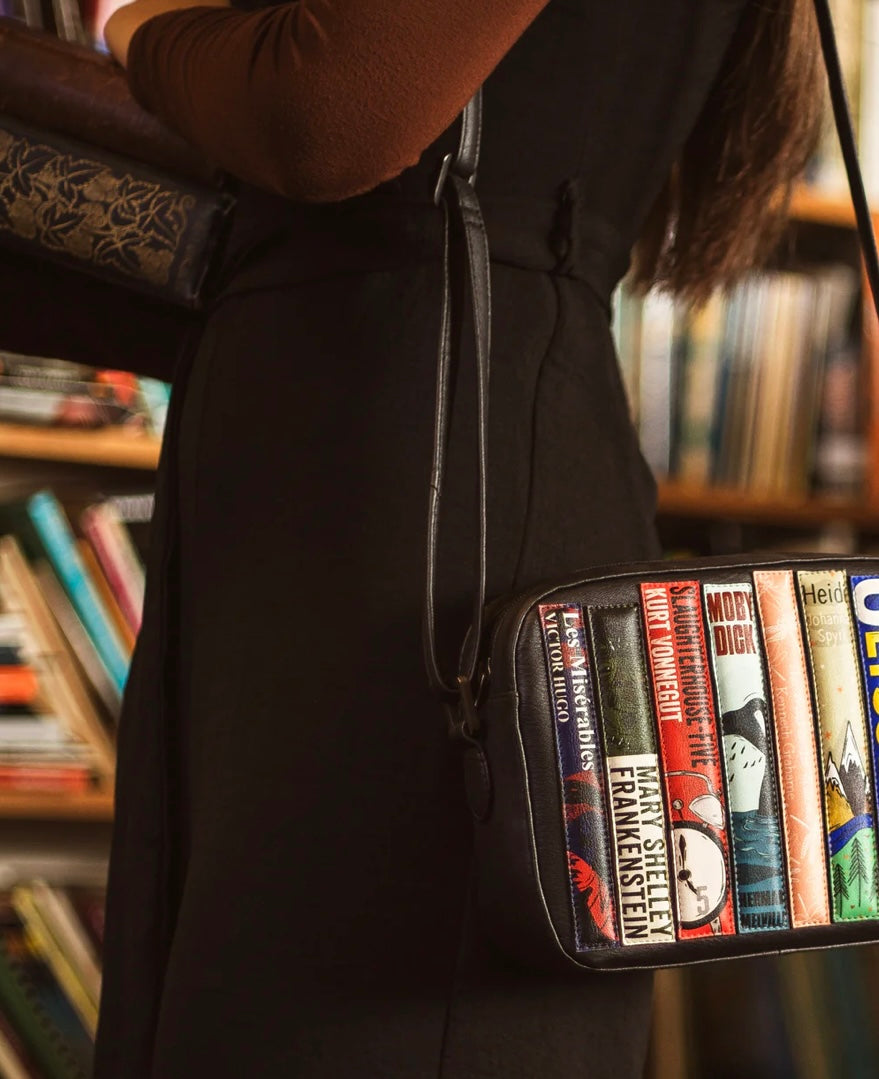 Black Vegan Classic Bookworm Camera Bag