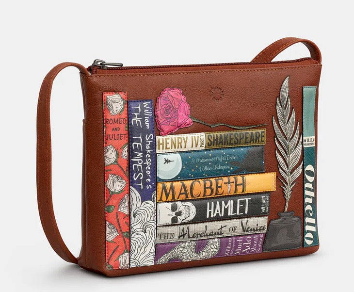 Bookworm Crossbody Leather Bag