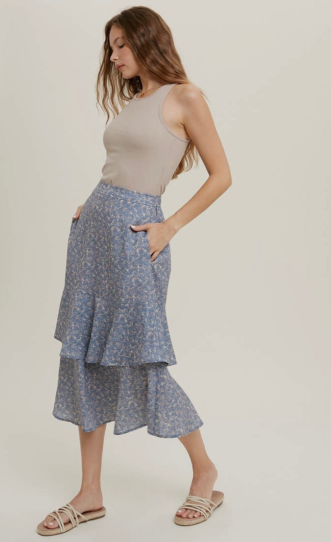 Ribbed Tank with Built-in Bra