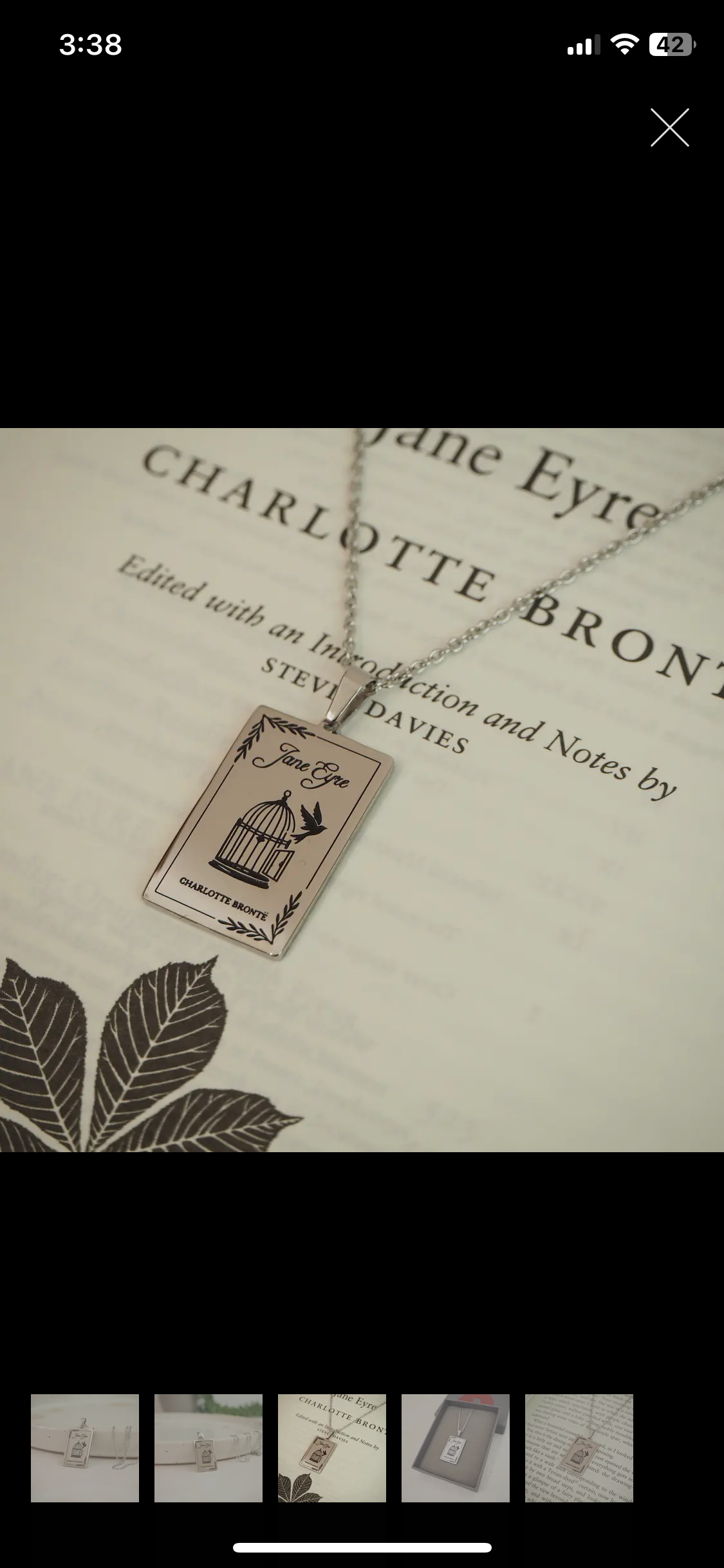 Jane Eyre Necklace